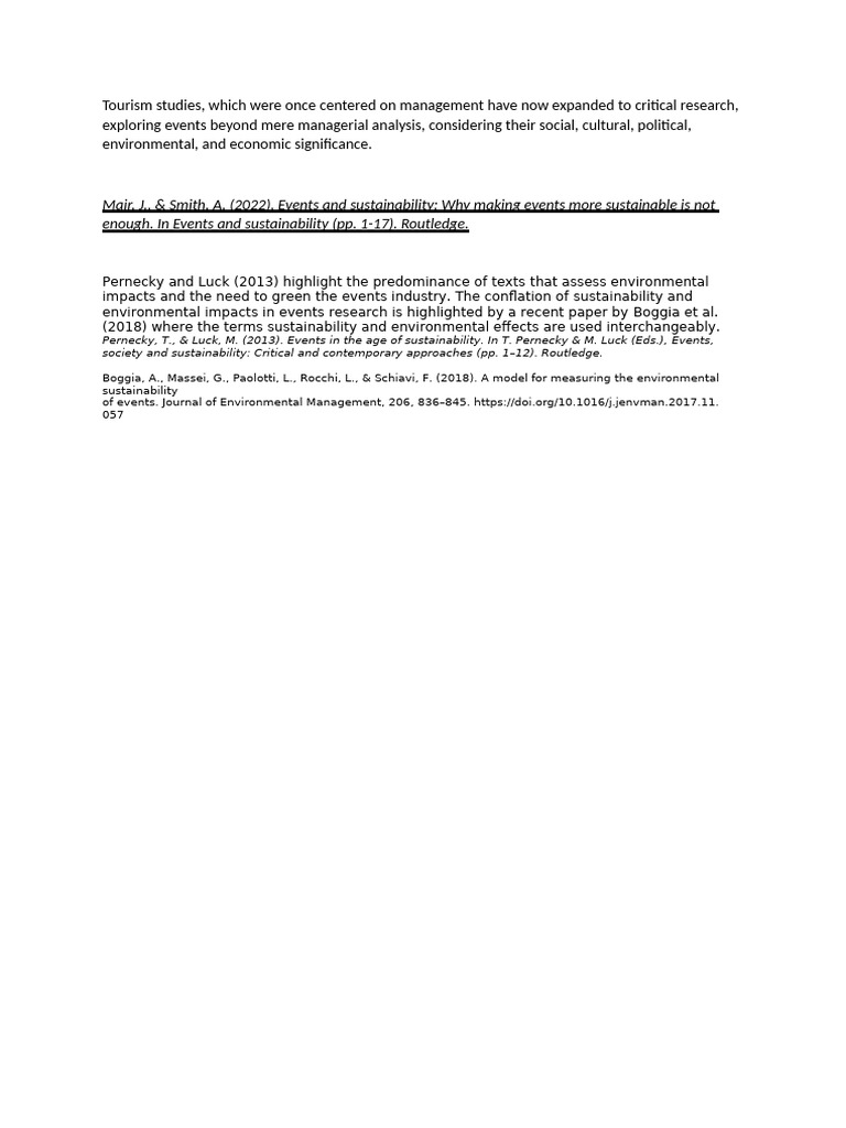 Green Events | PDF