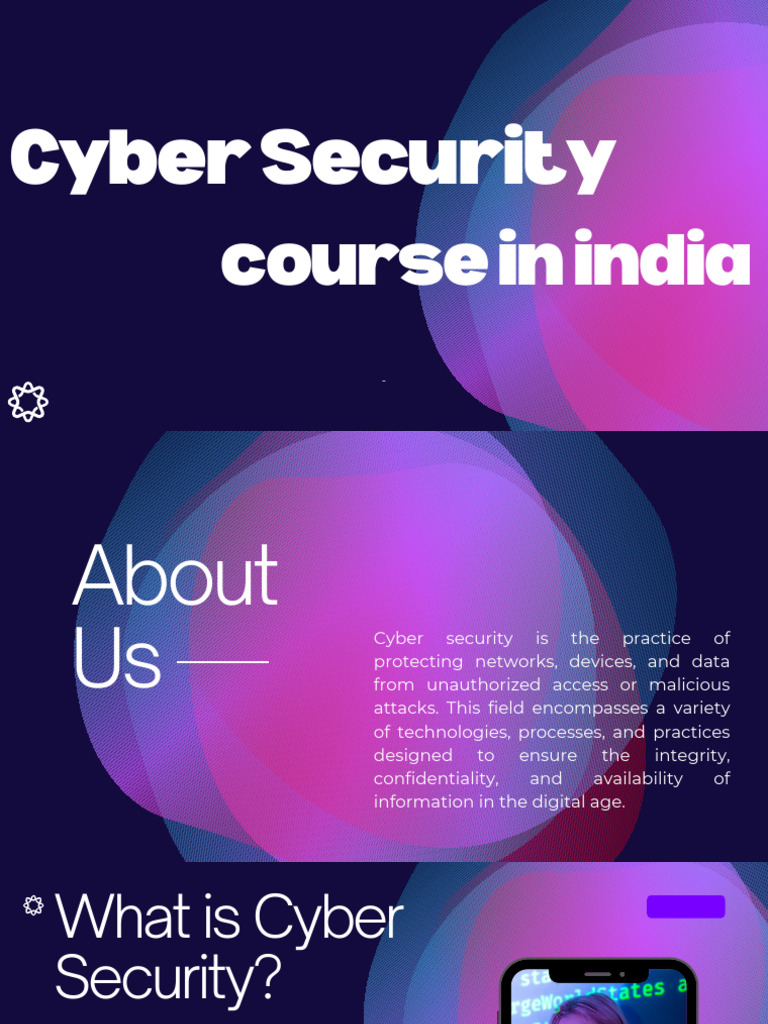 Cyber Security Course in India Overview | PDF | Security | Computer ...