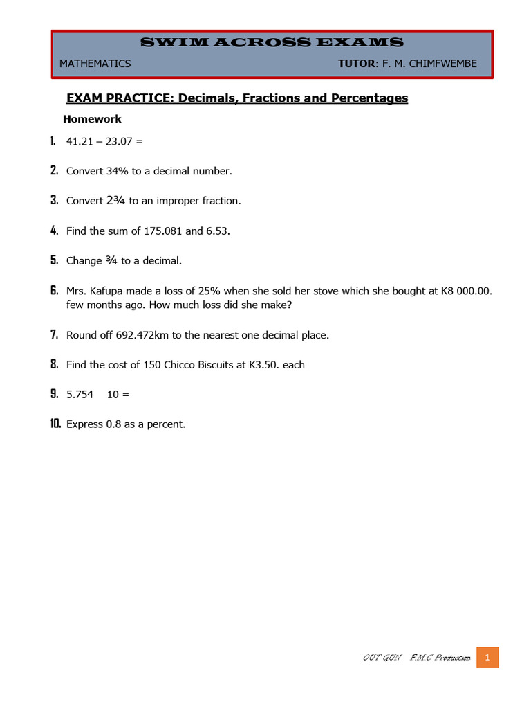 G5-7 SAE Mathematics - 2025 | PDF