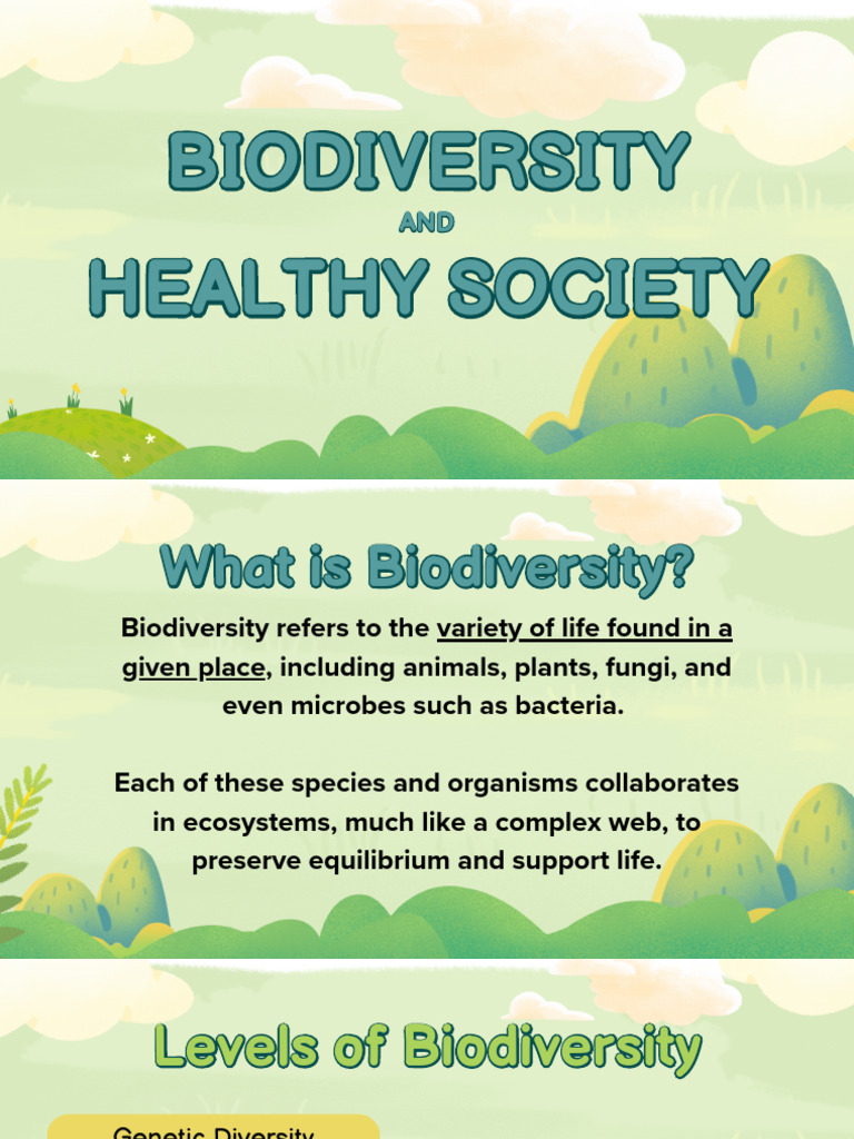 Understanding Biodiversity and Its Importance | PDF | Biodiversity ...