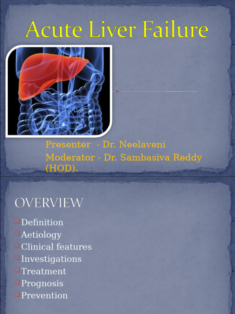 Pediatric Acute Liver Failure Overview | PDF | Hepatitis | Liver
