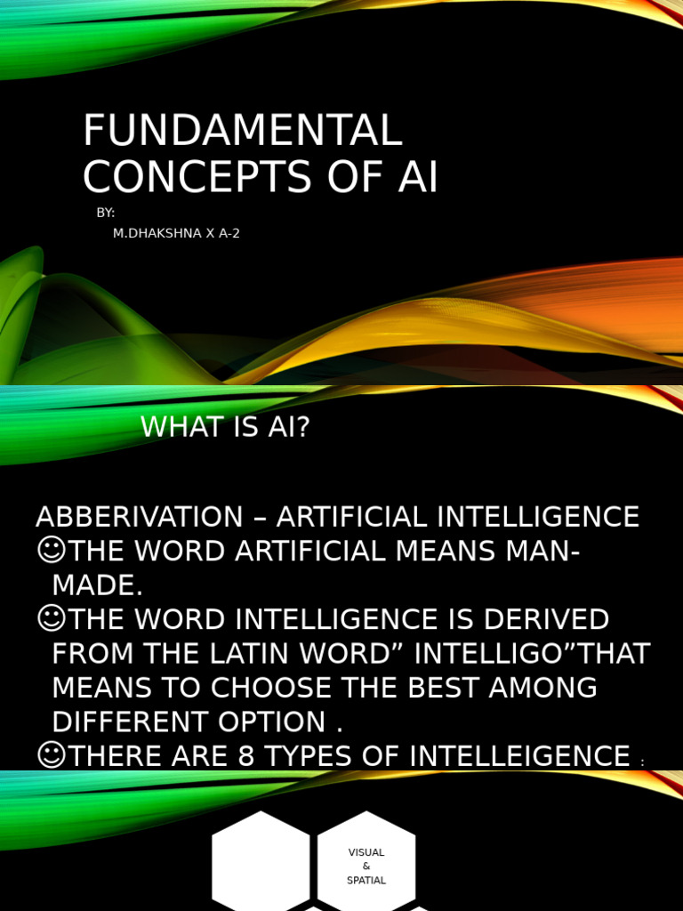 AI Fundamental Concepts Explained | PDF