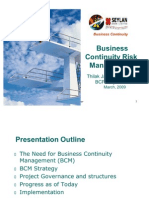 Business Continuity Risk Management