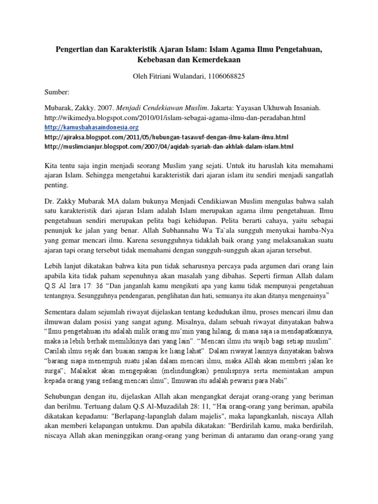 Ltm Islam Agama Ilmu Pengetahuan Pdf