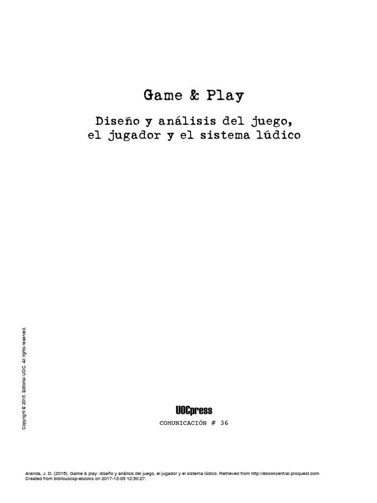 Análisis del jugador en videojuegos | PDF | Humano | Diseño