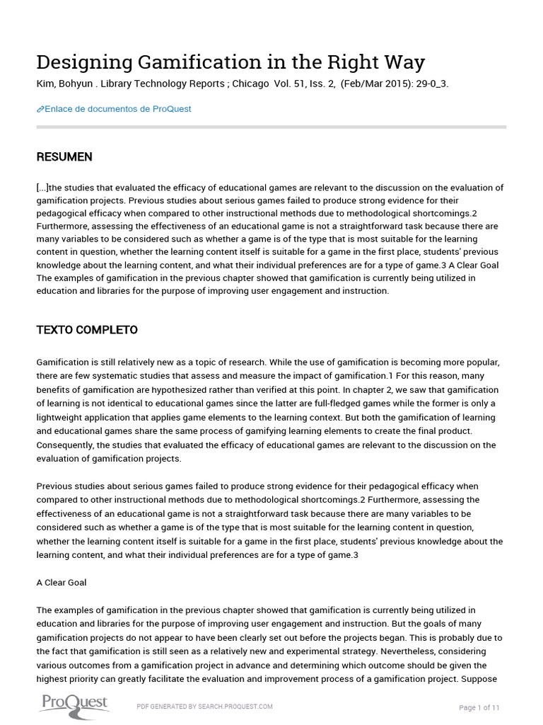 Designing Effective Gamification Strategies | PDF | Motivation ...