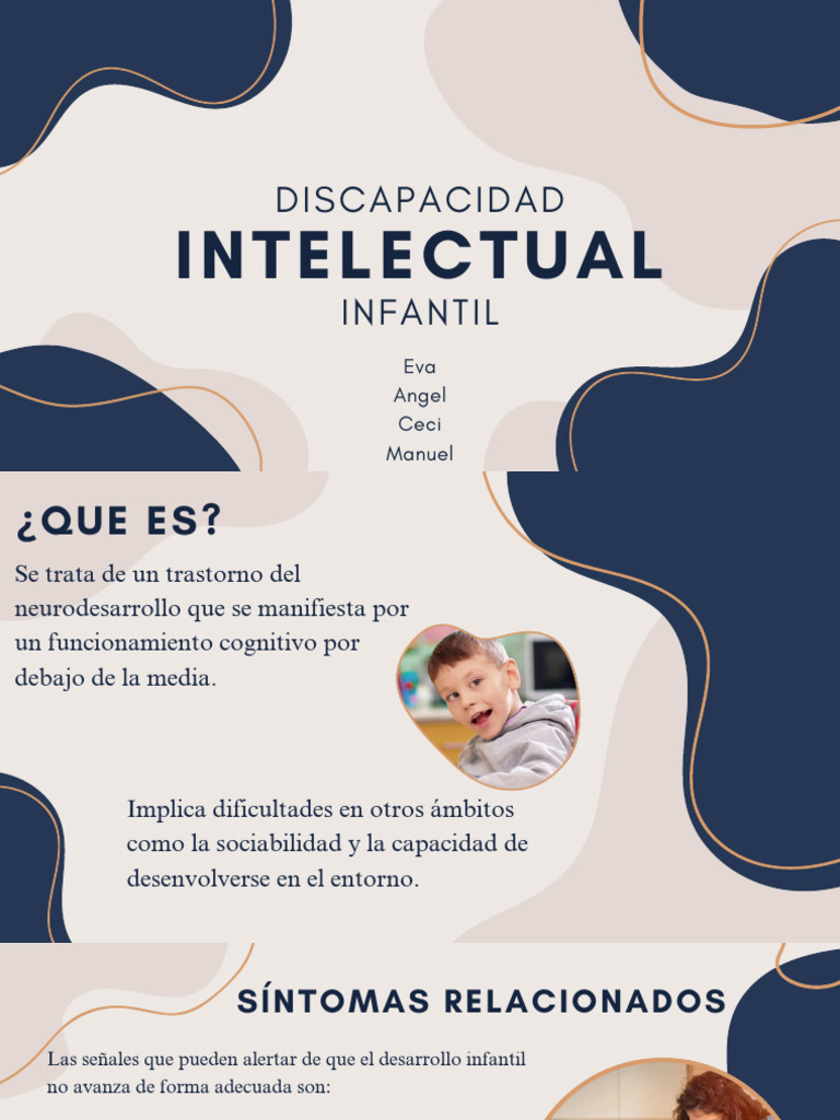 Discapacidad Intelectual Infantil: Guía Completa | PDF | Cociente de ...