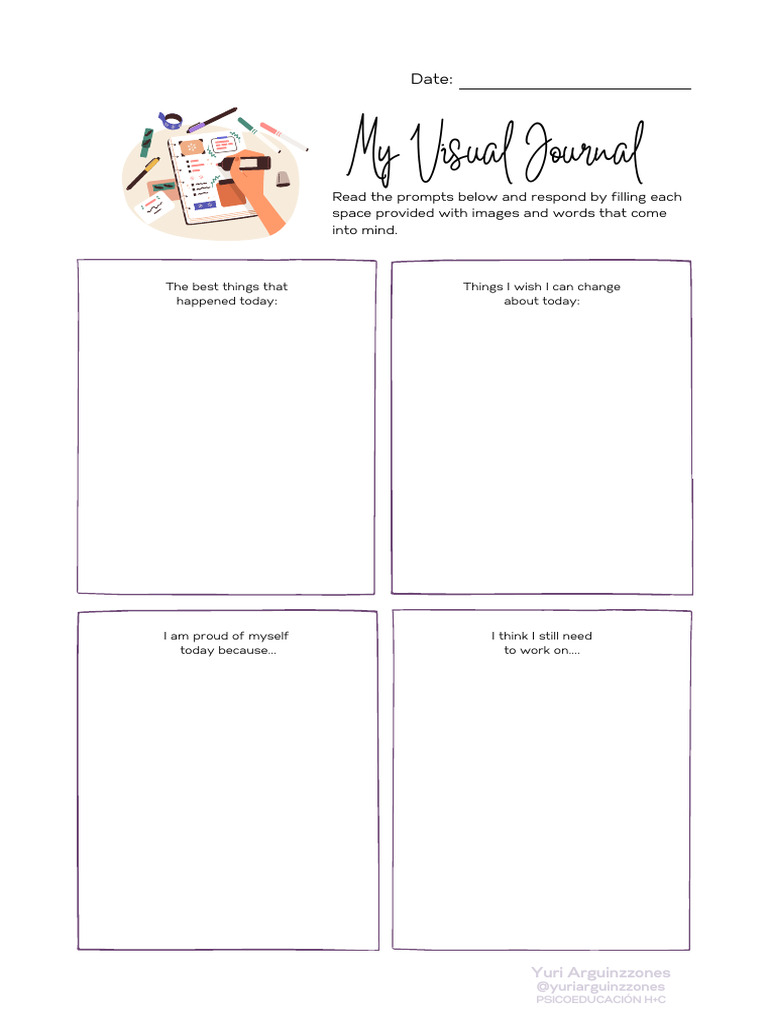 Daily Reflection Visual Journal | PDF