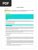 ICAEW Training Agreement Overview | PDF