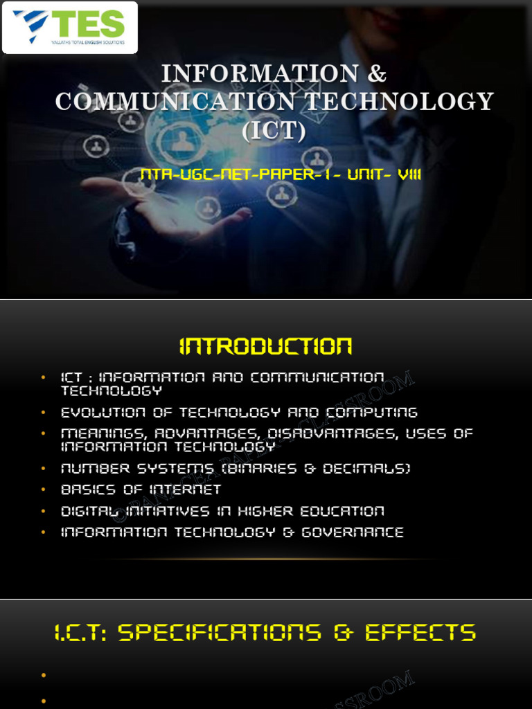 ICT and Computer Generations Overview | PDF | Computer Data Storage | Byte