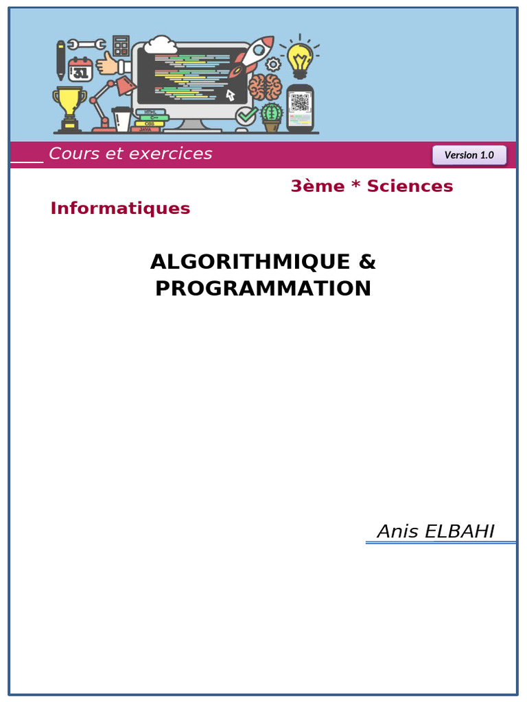 Algorithmique et Programmation en Python | PDF | Programmation ...