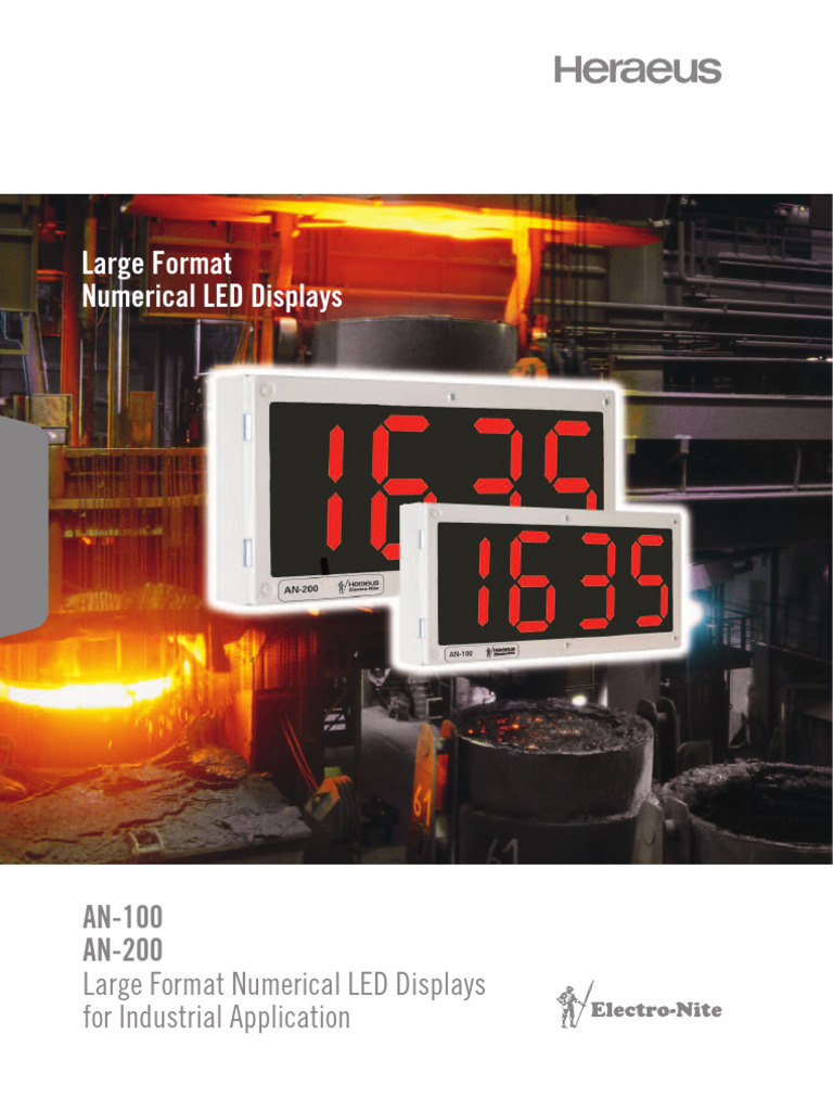 Large Format LED Displays AN-100/AN-200 | PDF | Information And ...