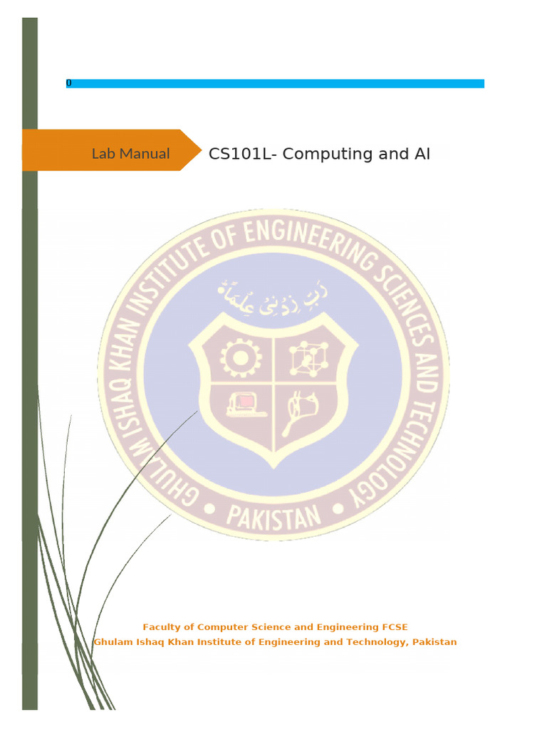 CS101L Lab Manual: Generative AI & C++ | PDF | Control Flow | C++