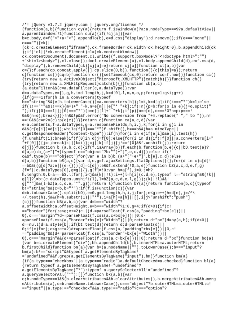 jQuery v1.7.2 Source Code Overview | PDF | Queue (Abstract Data Type ...