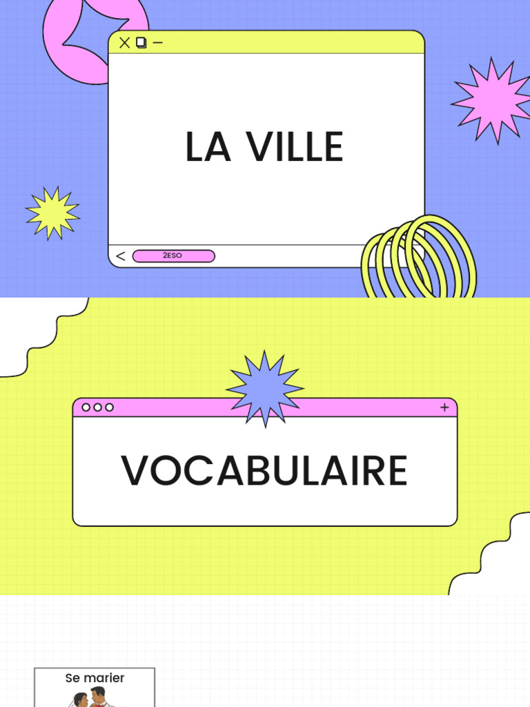 Vocabulaire de la Ville pour 2ESO | PDF