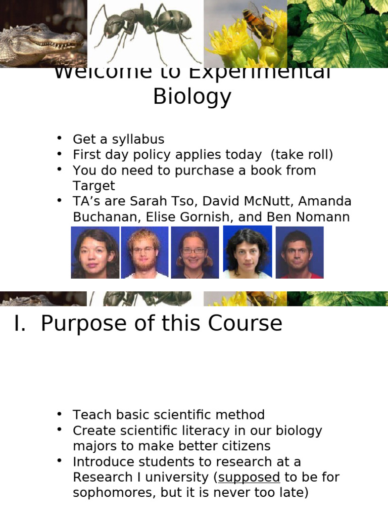 Introduction to Scientific Method in Biology | PDF | Hypothesis | Science
