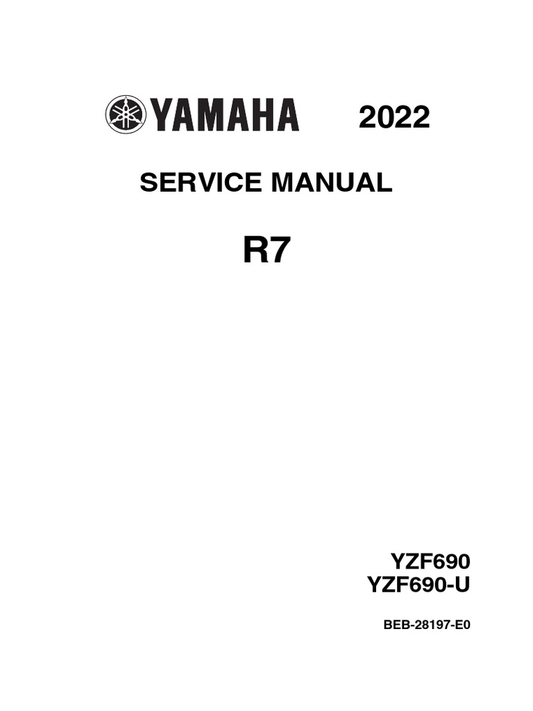 Service Manual: YZF690 YZF690-U | PDF | Fuel Economy In