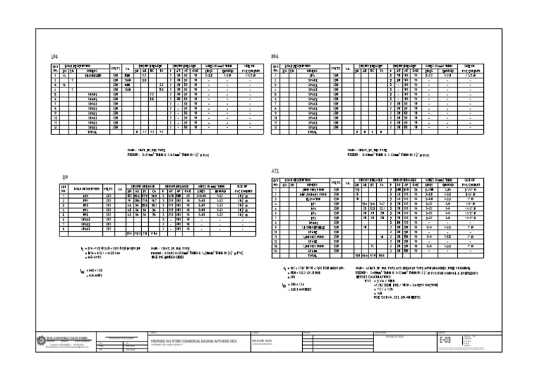 Five Storey Commercial Building Plans | PDF | Engineering