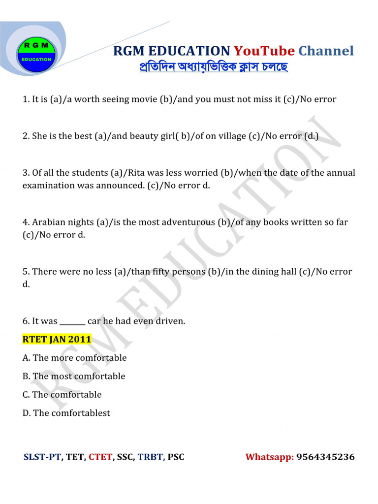 English Letest Mock | PDF