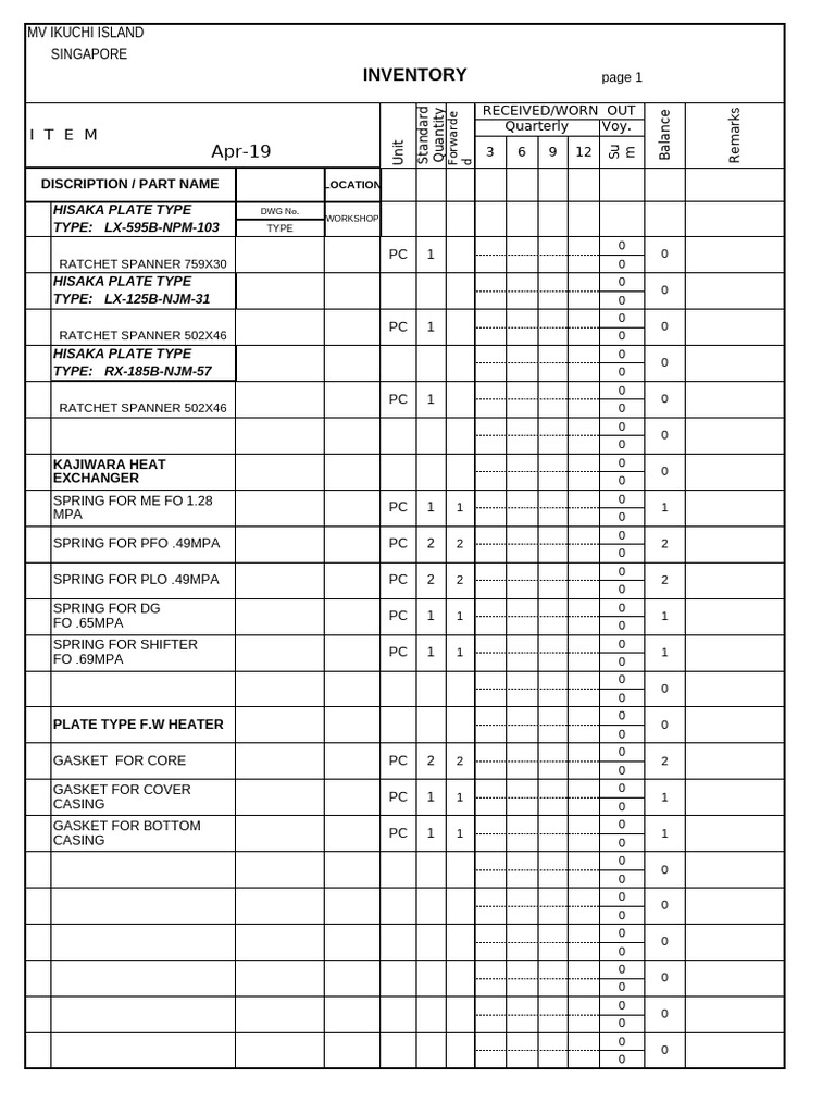 Hisaka Plate Type Heat Exchanger List | PDF | Transport Phenomena ...