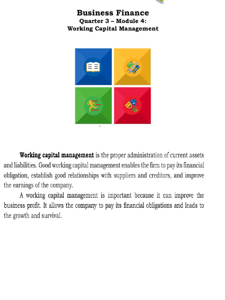 BF Module 3 Working Capital MNGT | PDF