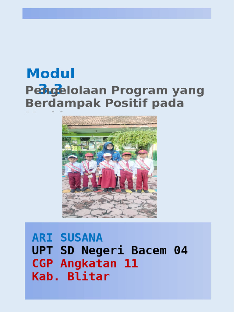 Program Pendidikan Positif untuk Murid | PDF