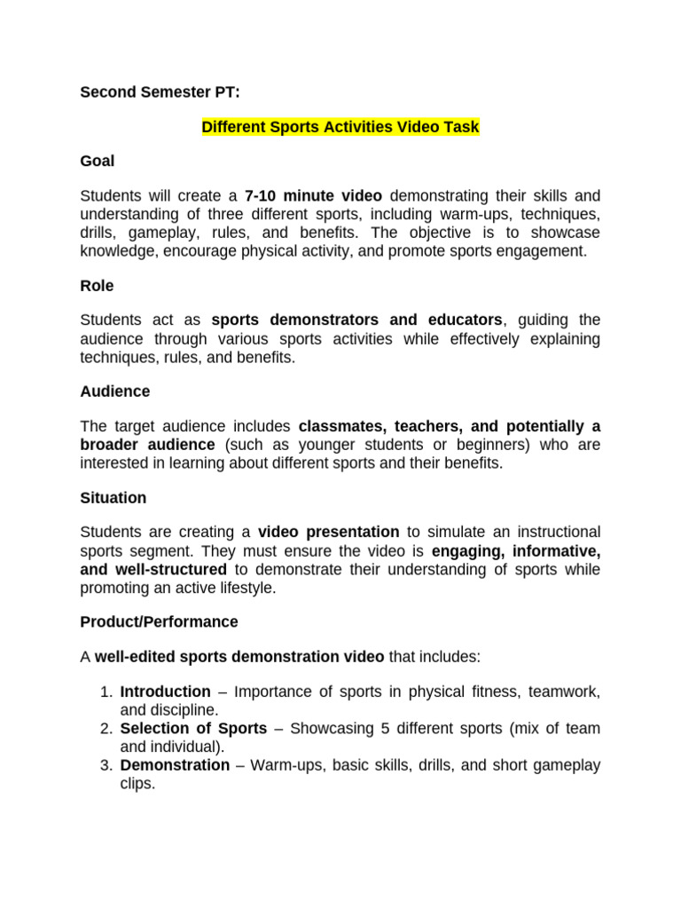 Second Semester Pt Pdf