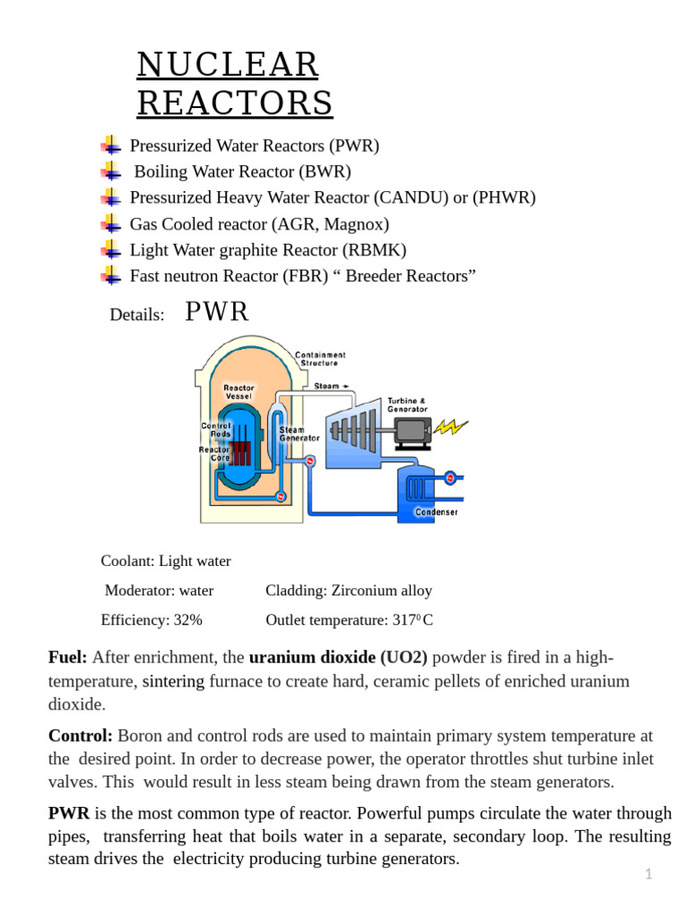 Electrical Power Generation NuclearPlants GB | PDF | Pressurized Water ...