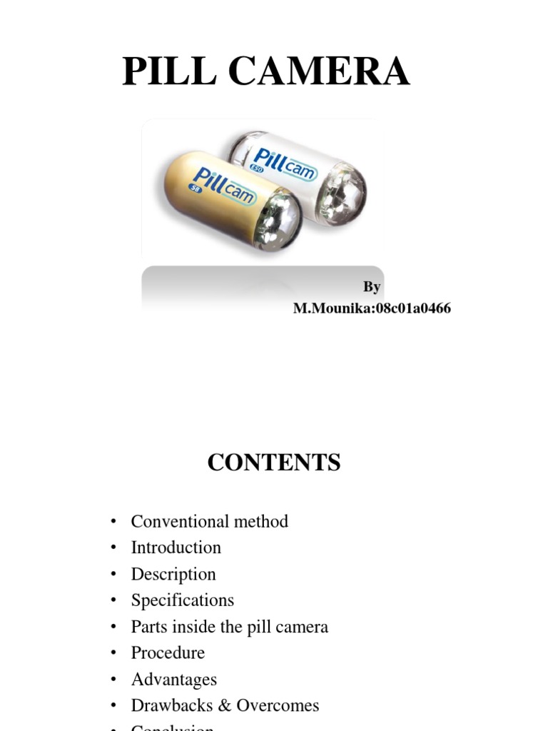 Pill Camera Endoscopy Camera