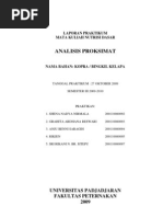 Download LAPORAN PRAKTIKUM Analisis Proksimat by Imagine Breaker SN83748080 doc pdf