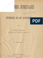 Guevara - 1904 - Costumbres Judiciales I Enseñanza de Los Araucanos