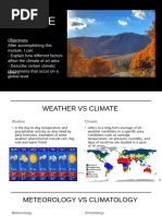 Understanding Climate vs. Weather Factors | PDF | Weather | Atmosphere ...