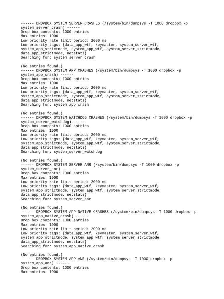 System App Crash Analysis Report | PDF | Java (Programming Language ...