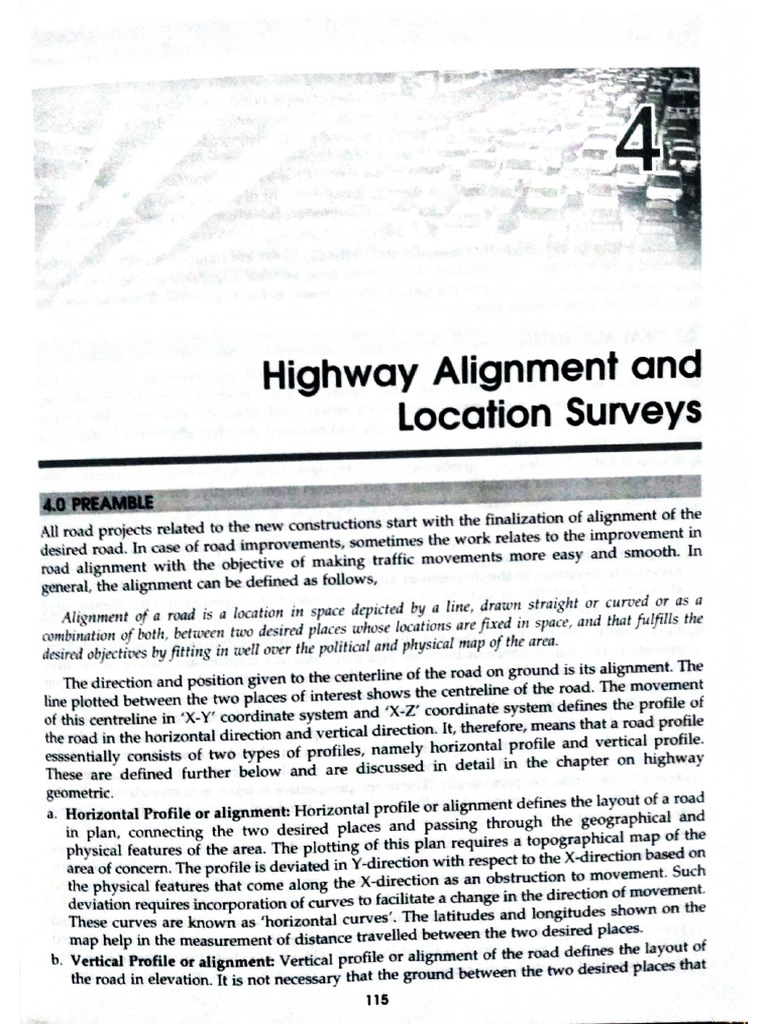 Module - 2 - Highway Alignemnet and Survey | PDF