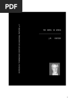 Download JM Coetzee_Novel in Africa by dlee877 SN83750716 doc pdf