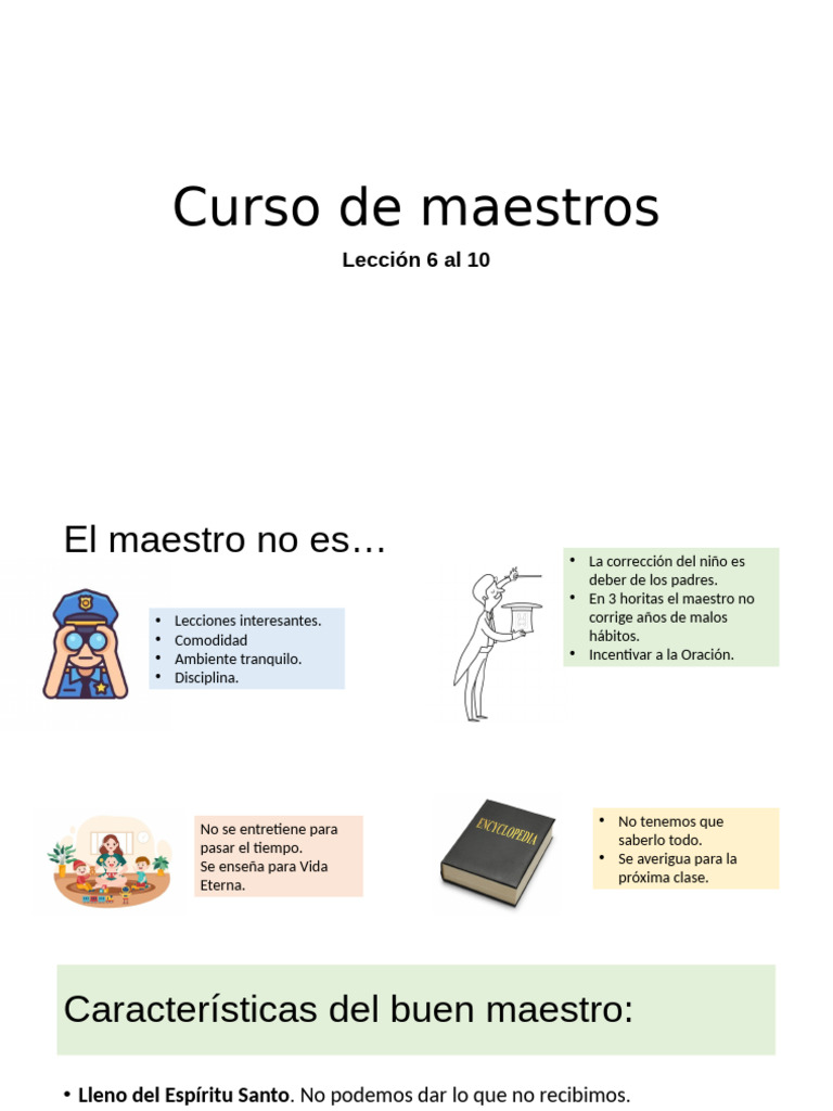 Curso De Maestros Pdf