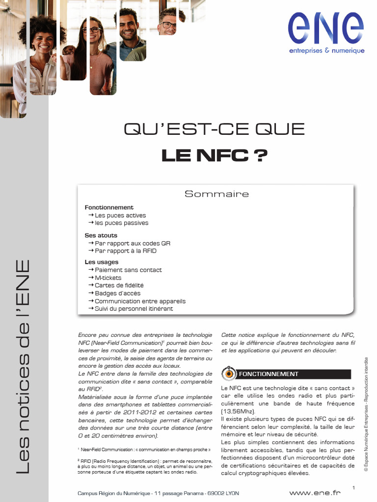 Quest Ce Que Le NFC | PDF | Carte à puce | Radio-identification