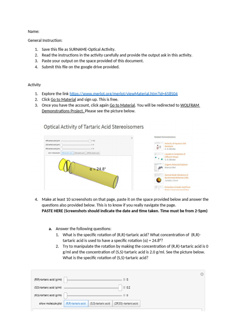 Optical Activity | PDF