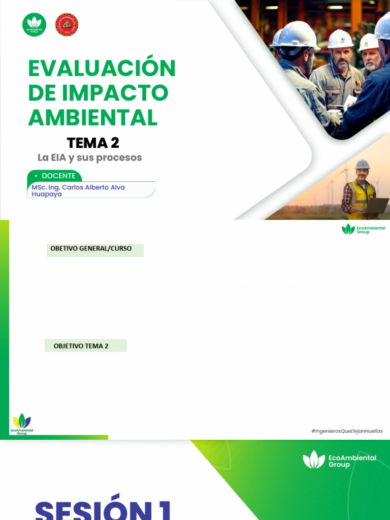 Proceso de Evaluación de Impacto Ambiental | PDF | Evaluación de ...