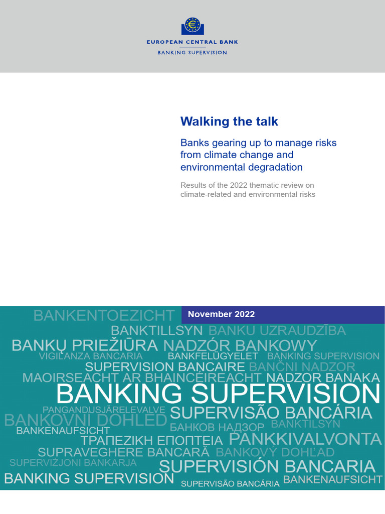 SSM Thematicreviewcerreport112022 2eb322a79c en | PDF | Risk | European ...