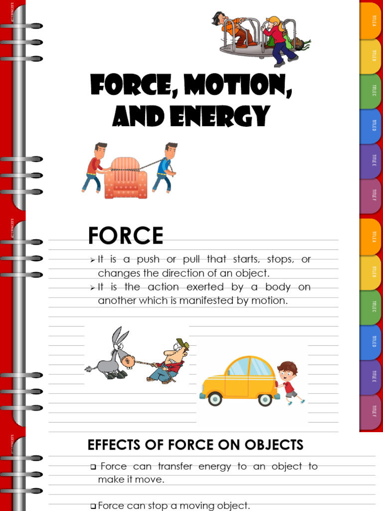 Understanding Forces and Motion Concepts | PDF | Friction | Force