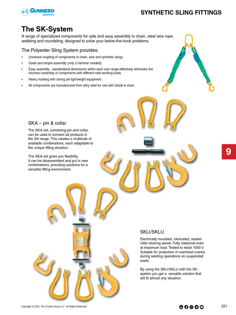 The SK-System | PDF | Crane (Machine) | Manufactured Goods