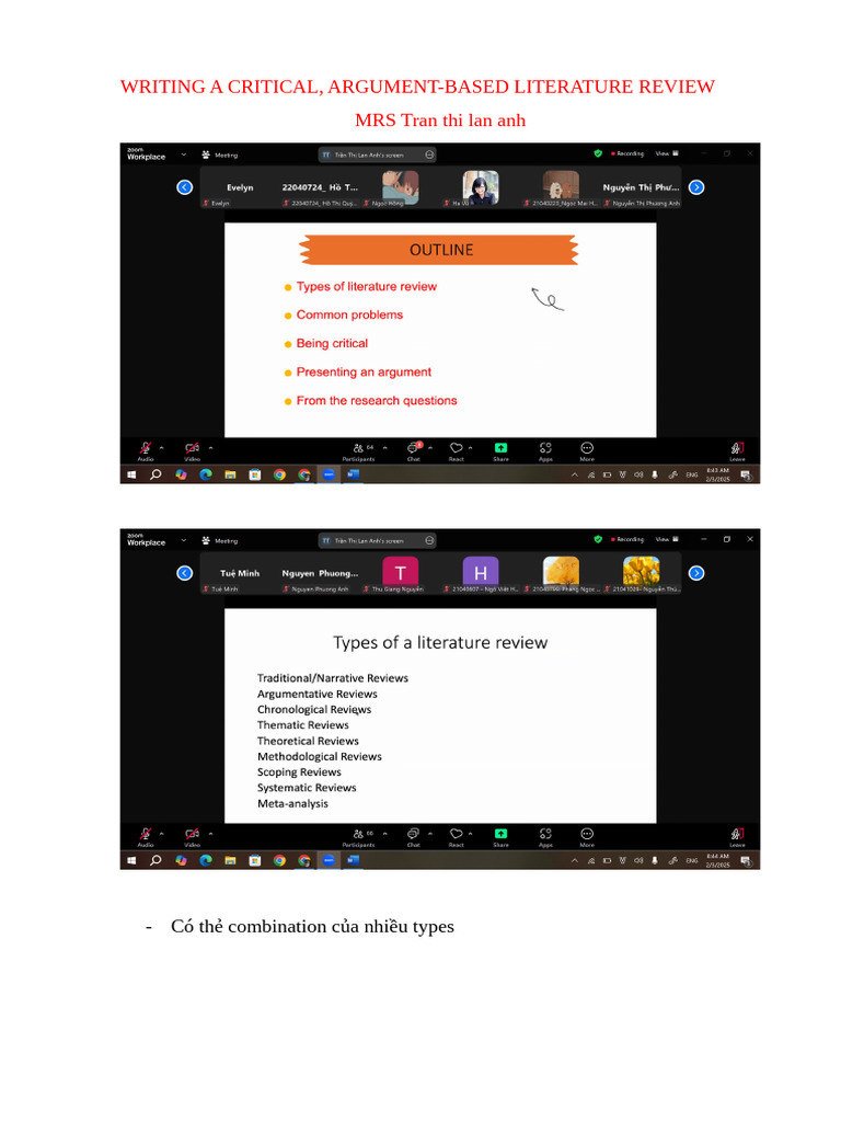 Writing A Critical | PDF