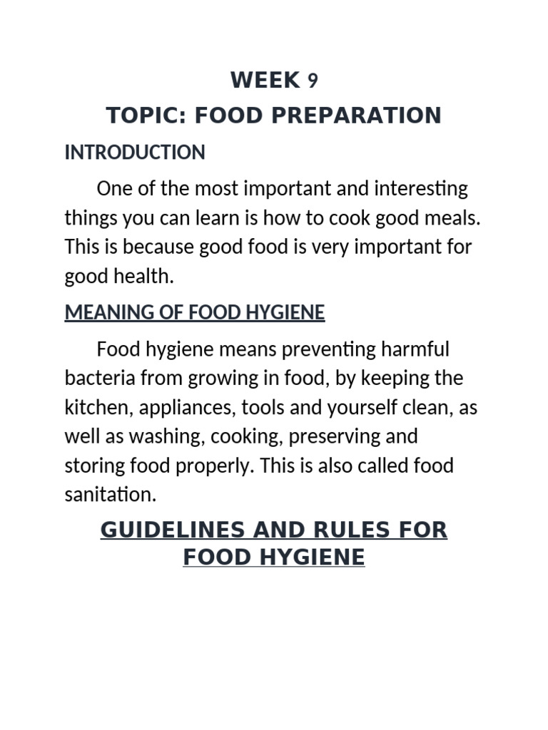 Classnotes Student 3788832935 Foodpreparation | PDF | Syrup | Cooking