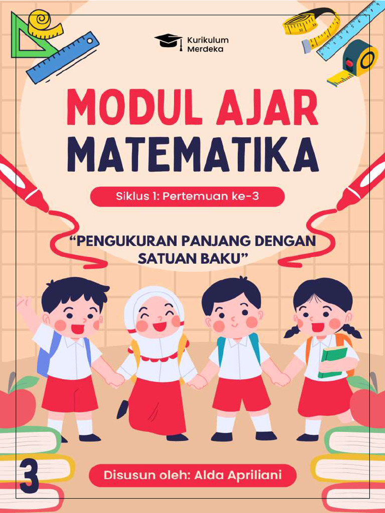 Modul Ajar Matematika Pertemuan 3 Siklus 1 (Alda) | PDF