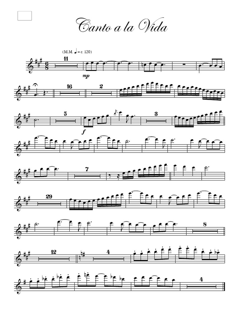 Notas de Flauta pour El Sistema | PDF