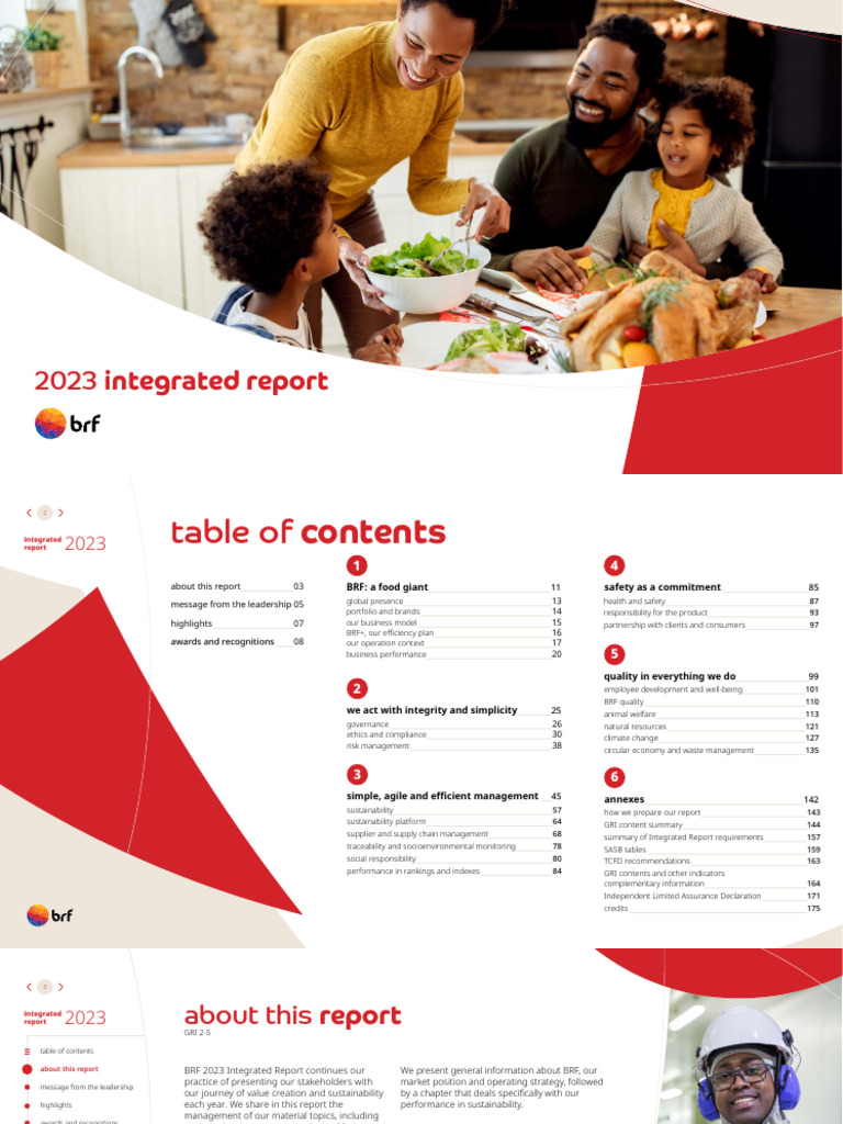 BRF 2023 Integrated Sustainability Report | PDF | Supply Chain ...