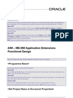 Business Analysis Template-AIM MD050 App Ext Funct Design-V101