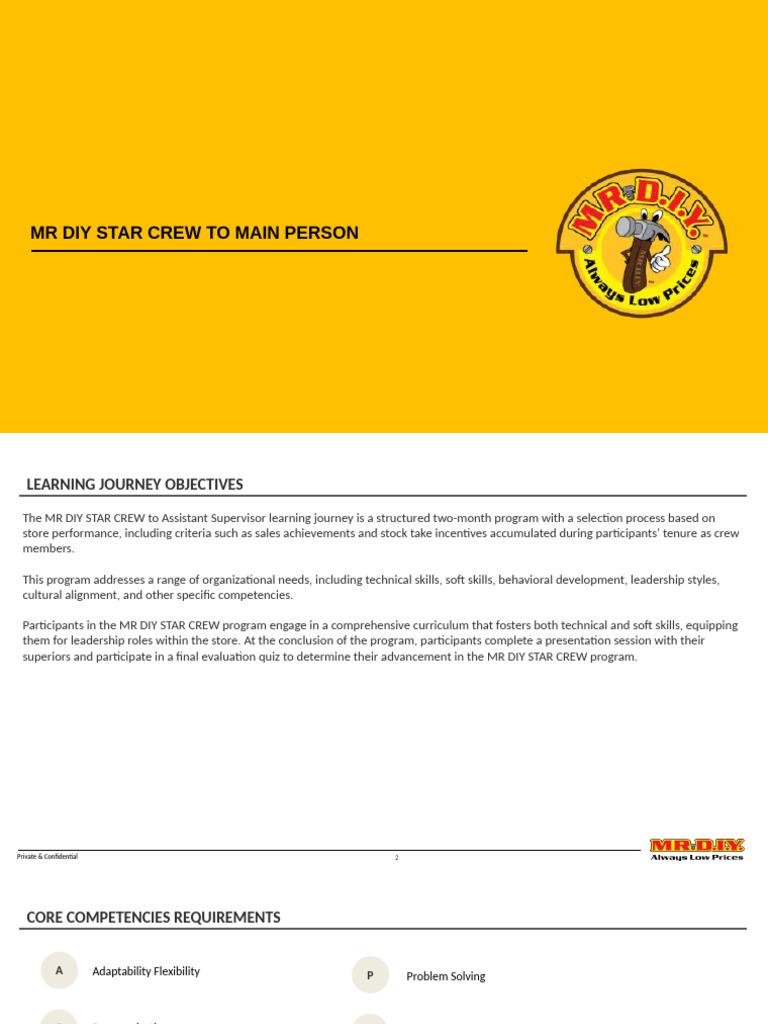Present_STAR Crew Learning Journey | PDF | Leadership | Behavior ...