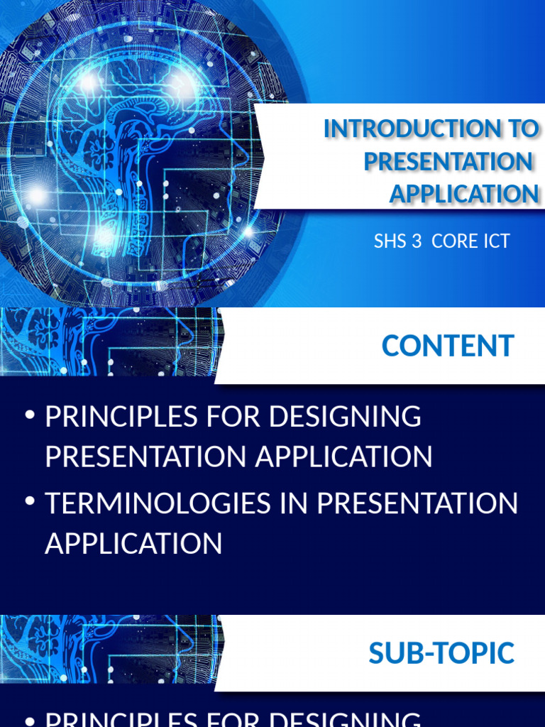 Principles For Designing Presentation | PDF | Microsoft Power Point ...